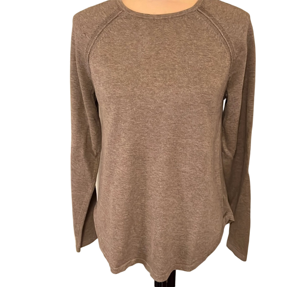 Kim Rogers Brown long sleeve sweater size small